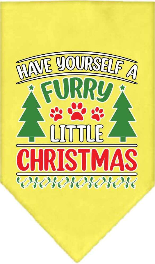 Christmas Pet and Dog Bandana, "Have Yourself A Furry Little Christmas"