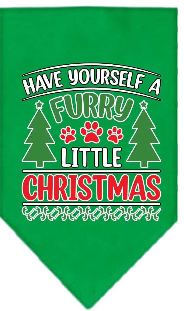 Christmas Pet and Dog Bandana, "Have Yourself A Furry Little Christmas"