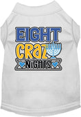 Load image into Gallery viewer, Hanukkah Pet Dog and Cat Shirt Screen Printed, "Eight Crazy Nights"
