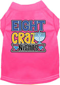 Load image into Gallery viewer, Hanukkah Pet Dog and Cat Shirt Screen Printed, "Eight Crazy Nights"
