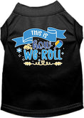Load image into Gallery viewer, Hanukkah Pet Dog and Cat Shirt Screen Printed, "This Is How We Roll"
