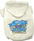 Load image into Gallery viewer, Hanukkah Pet, Dog and Cat Hoodie Screen Printed, "This Is How We Roll"
