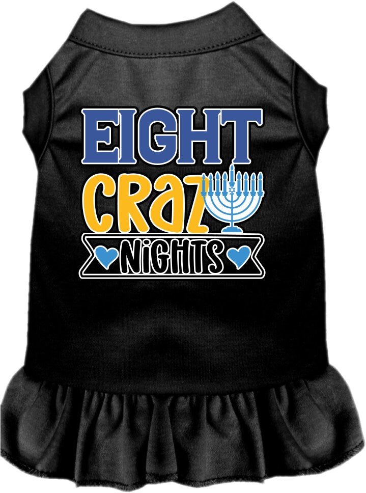 Hanukkah Pet Dress "Eight Crazy Nights"