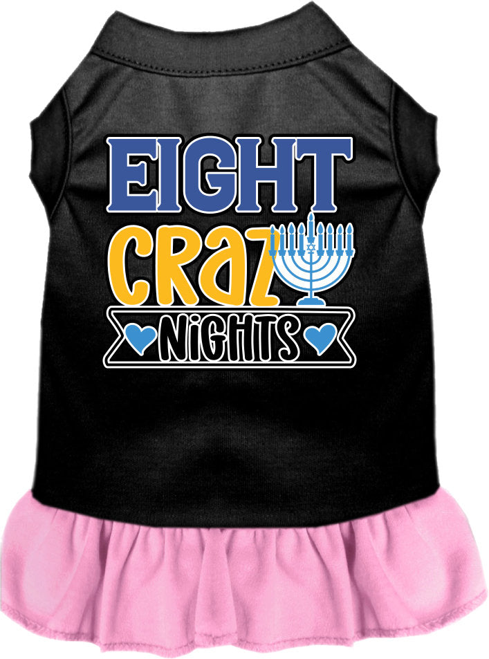 Hanukkah Pet Dress "Eight Crazy Nights"