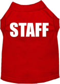Load image into Gallery viewer, Pet Dog & Cat Shirt Screen Printed, "Staff Costume"
