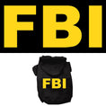 Load image into Gallery viewer, Halloween Pet Hoodie "FBI Costume"
