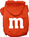 Load image into Gallery viewer, Halloween Costume Pet Hoodie "The M Costume"
