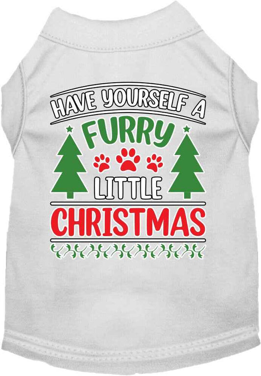 Christmas Pet Dog & Cat Shirt, "Have Yourself A Furry Little Christmas"