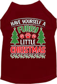 Load image into Gallery viewer, Christmas Pet Dog & Cat Shirt, "Have Yourself A Furry Little Christmas"
