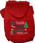 Load image into Gallery viewer, Christmas Pet Hoodie "He's Making A List, I've Eaten It Twice"
