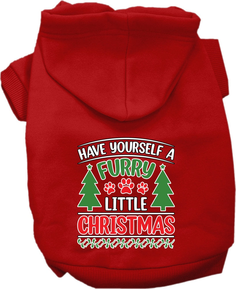 Christmas Pet Hoodie, "Have Yourself A Furry Little Christmas"