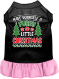 Load image into Gallery viewer, Christmas Pet Dress "Have Yourself A Furry Little Christmas"
