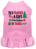 Load image into Gallery viewer, Christmas Pet Dress "He's Making A List, I've Eaten It Twice"
