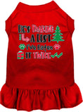 Load image into Gallery viewer, Christmas Pet Dress "He's Making A List, I've Eaten It Twice"
