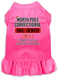 Load image into Gallery viewer, Christmas Pet Dress "North Pole Correctional"
