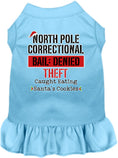 Load image into Gallery viewer, Christmas Pet Dress "North Pole Correctional"
