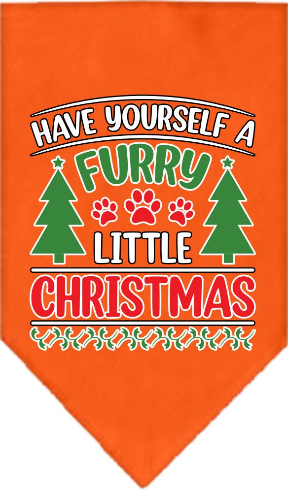 Christmas Pet and Dog Bandana, "Have Yourself A Furry Little Christmas"