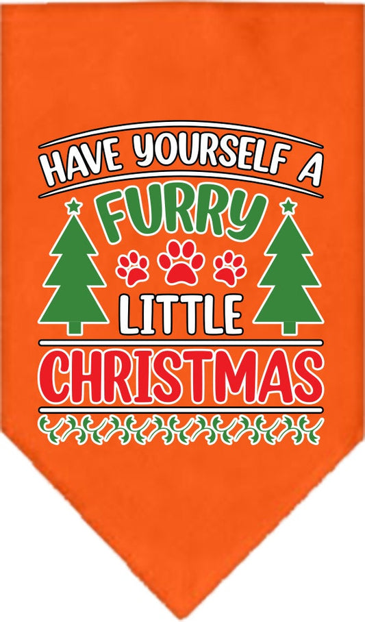 Christmas Pet and Dog Bandana, "Have Yourself A Furry Little Christmas"