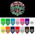 Load image into Gallery viewer, Christmas Pet and Dog Bandana Screen Printed, "Furry & Bright"
