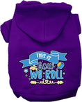 Load image into Gallery viewer, Hanukkah Pet, Dog and Cat Hoodie Screen Printed, "This Is How We Roll"
