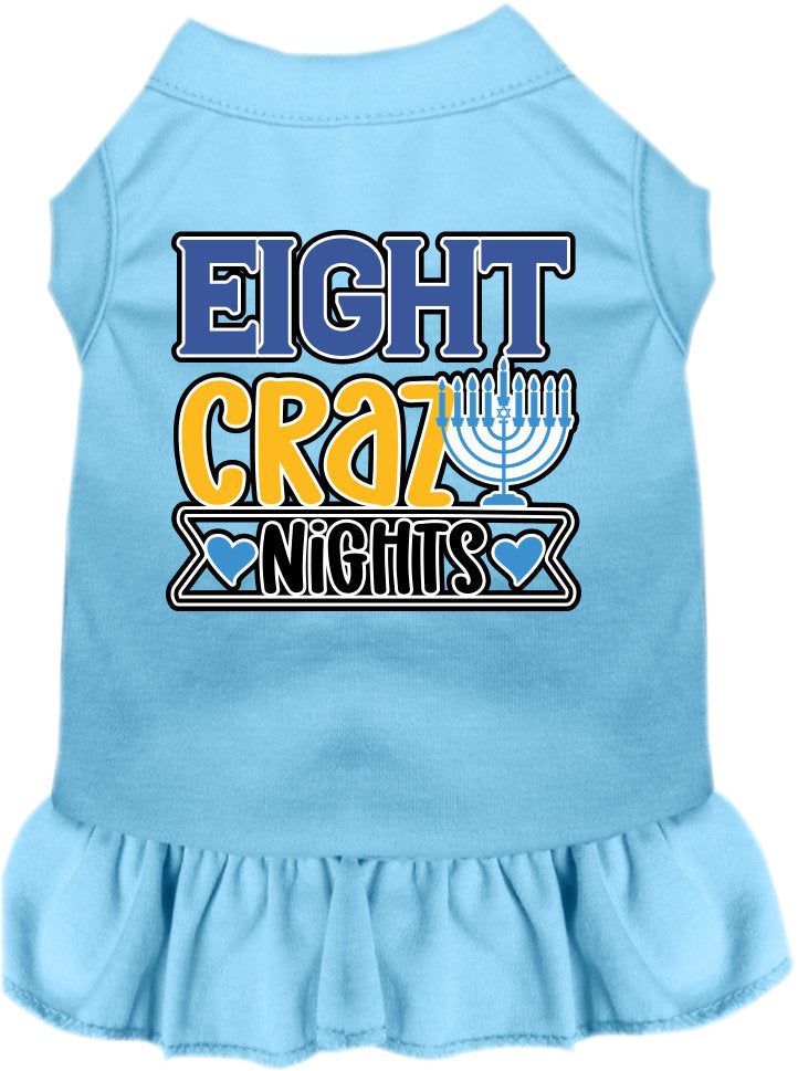 Hanukkah Pet Dress "Eight Crazy Nights"