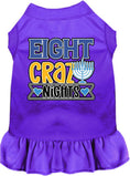 Load image into Gallery viewer, Hanukkah Pet Dress "Eight Crazy Nights"
