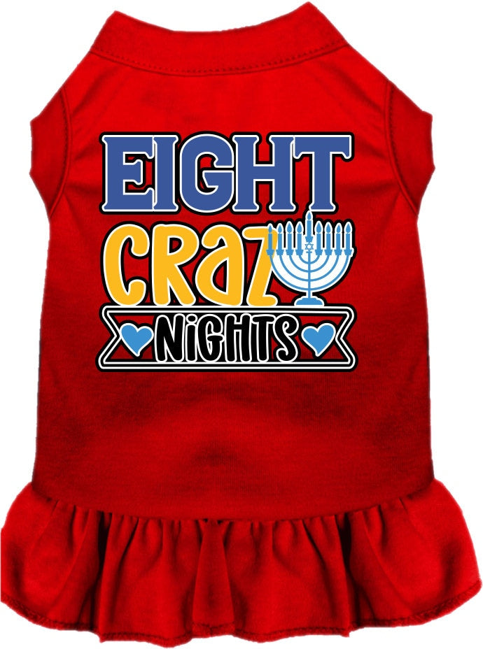 Hanukkah Pet Dress "Eight Crazy Nights"