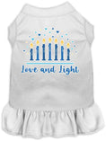 Load image into Gallery viewer, Hanukkah Pet Dress "Love and Light"
