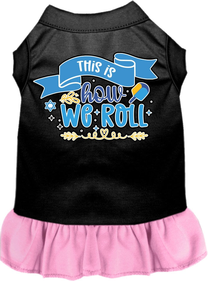 Hanukkah Pet Dress "This Is How We Roll"