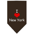 Load image into Gallery viewer, Pet and Dog Bandana Screen Printed, "I Heart NY"
