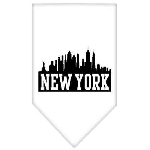 Pet and Dog Bandana Screen Printed, "New York Skyline"