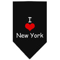 Load image into Gallery viewer, Pet and Dog Bandana Screen Printed, "I Heart NY"
