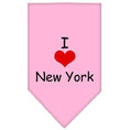 Load image into Gallery viewer, Pet and Dog Bandana Screen Printed, "I Heart NY"
