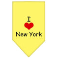 Load image into Gallery viewer, Pet and Dog Bandana Screen Printed, "I Heart NY"
