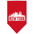 Load image into Gallery viewer, Pet and Dog Bandana Screen Printed, "New York Skyline"
