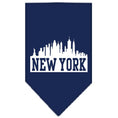 Load image into Gallery viewer, Pet and Dog Bandana Screen Printed, "New York Skyline"
