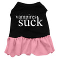 Load image into Gallery viewer, Halloween Pet Dress Screen Printed, "Vampires Suck"
