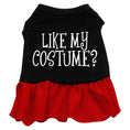 Load image into Gallery viewer, Halloween Pet Dress Screen Printed, "Like My Costume"
