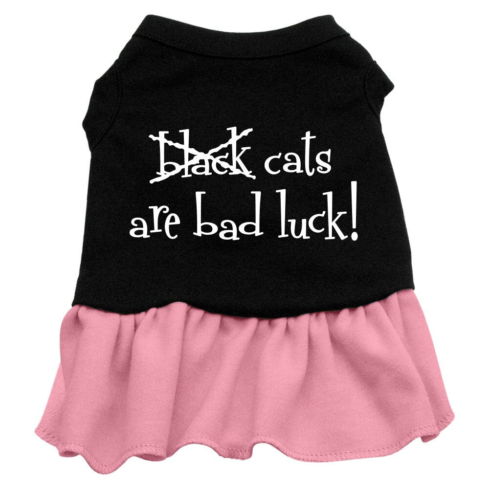 Halloween Pet Dress "Black Cats Are Bad Luck"