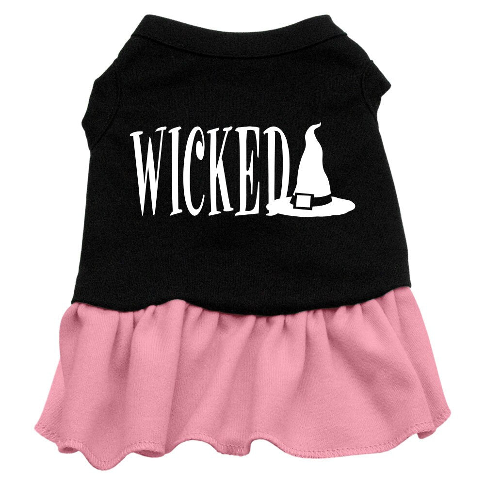 Halloween Pet Dress Screen Printed, "Wicked"