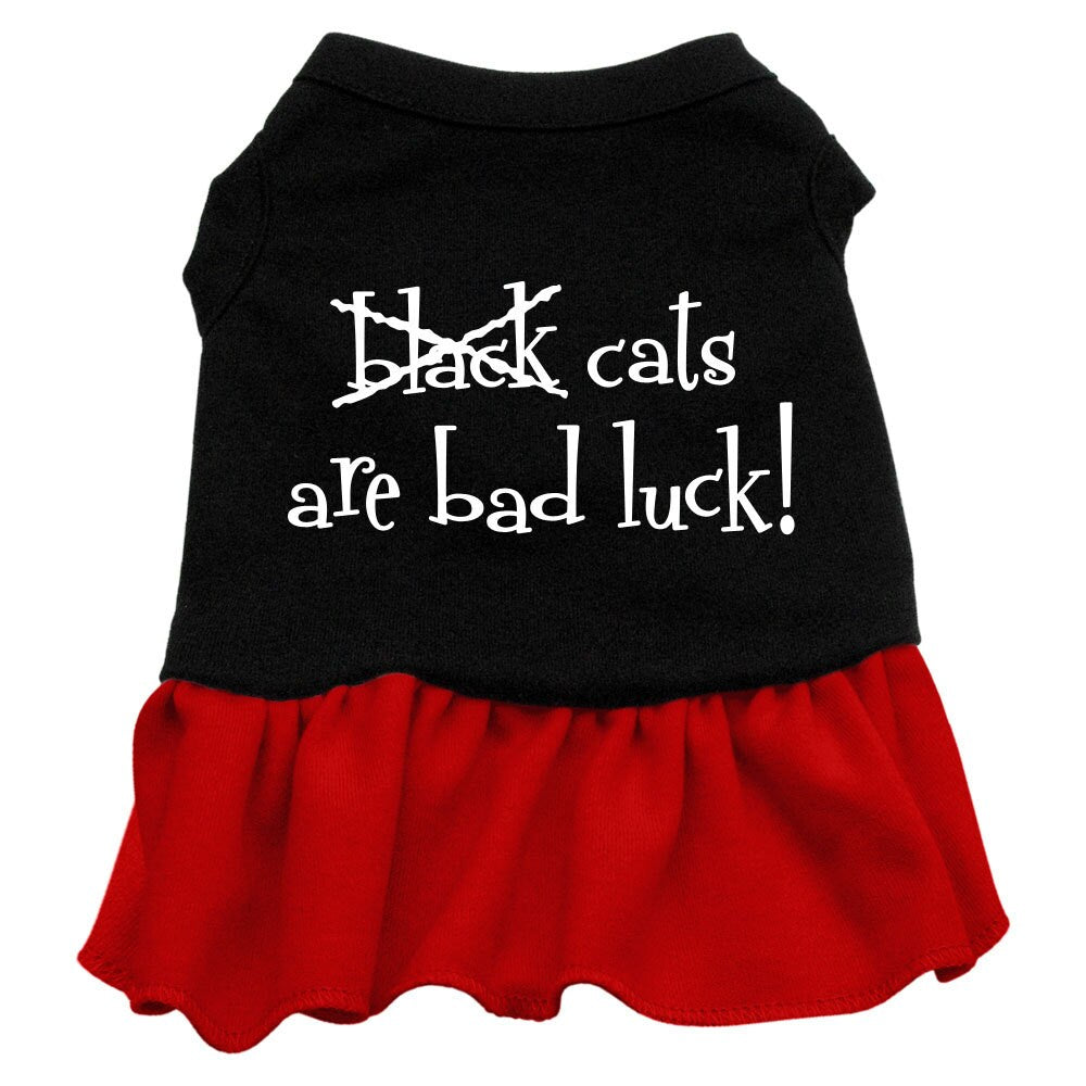 Halloween Pet Dress "Black Cats Are Bad Luck"