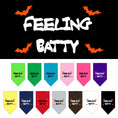 Load image into Gallery viewer, Halloween Pet and Dog Bandana Screen Printed, "Feeling Batty"
