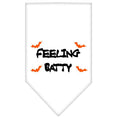 Load image into Gallery viewer, Halloween Pet and Dog Bandana Screen Printed, "Feeling Batty"
