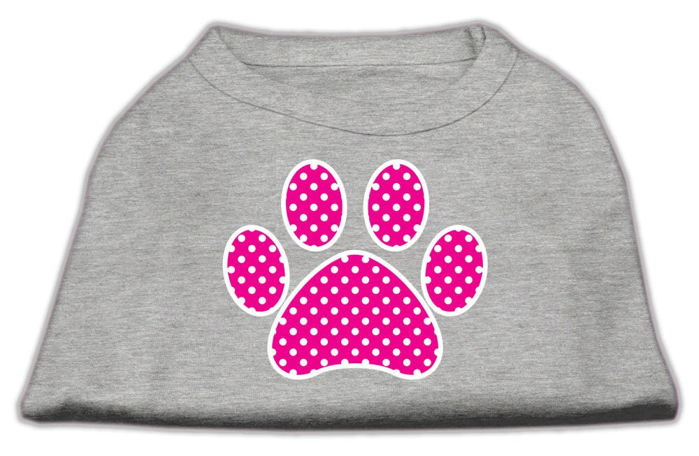 Pet Shirt "Pink Swiss Dot Paw"