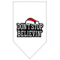 Load image into Gallery viewer, Christmas Pet and Dog Bandana Screen Printed, "Don't Stop Believin'"
