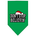 Load image into Gallery viewer, Christmas Pet and Dog Bandana Screen Printed, "Don't Stop Believin'"
