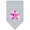 Load image into Gallery viewer, Christmas Pet and Dog Bandana Screen Printed, "Scribble Happy Holidays"
