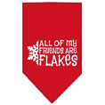 Load image into Gallery viewer, Christmas Pet and Dog Bandana, "All Of My Friends Are Flakes"
