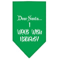 Load image into Gallery viewer, Christmas Pet and Dog Bandana, "Dear Santa... I Went With Naughty"
