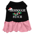 Load image into Gallery viewer, Christmas Pet Dress Screen Printed, "Aberdoggie Christmas"
